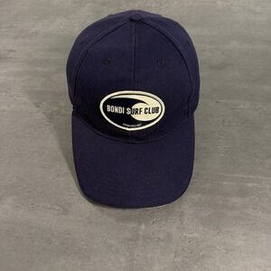 Bondi Surf Club Baseball Cap Navy Blue Embroidered Patch Beach Patrol Hat